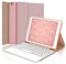 JADEMALL Custodia Tastiera con Trackpad per iPad 9 Generazione, iPad 10.2 9/8/ 7 Generazione 2021/2020/2019, Italiano QWERTY Tastiera Staccabile con Touchpad pour iPad 9 Generazione, Rosa