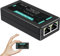 VIMIN Extender PoE Gigabit a 2 Porte, Ripetitore PoE per Interni 1 in 2 Out Supporto IEEE802.3af/at con 1000 Mbps, Estendi Ulteriori 100 m (328 piedi) di Alimentazione e Trasmissione Dati, Plug & Play