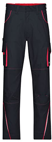 James & Nicholson Workwear Bundhose - Praktische Arbeitshose in Kontrastoptik