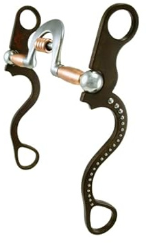 Tom Balding Avila Equalizer with Roller Western Bit | Handcrafted in Sheridan, Wyoming | Quality Horse Bits