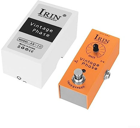 Guitar Effects,Portable Guitar Pedal Full Overdrive Distoration Delay Compressor Vintage Effect Pedal(Brushed Orange)