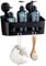 Zuvo Shower Caddy Suction Cup No Drill & Adhesive Shower Caddy Basket - Best Shower Organizer in Bathroom Accessories for Soap, Shampoo, Toothbrush, Black