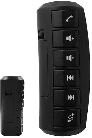 Teksome Mando a Distancia para Coche,Botón de Control de Radio en el Volante Resistente y Estable - Radiocontrol en el Volante y Cómodo con Luz LED