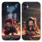 2 Stück Handyhülle für Samsung Galaxy S24 5G Hülle 6.2'', Anime Motiv Demon Slayer Kamado Nezuko Tanjirou Manga Muster Schutzhülle Jungs Case Schutz der Linse Design Silikon TPU Cover, Schwarz1