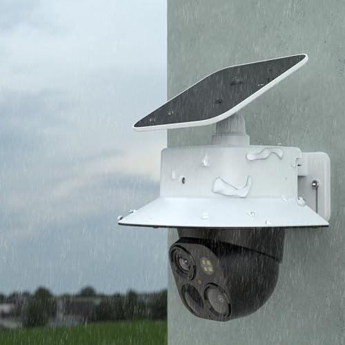 Regenschutz für eufy Security SoloCam S340, Outdoor Kamera Sonnenschutz Zubehör, Schützt vor Staub & UV-Strahlen, 2 Stück