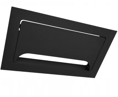 Endungen für TV-Kabelkanäle schwarz Klappe