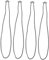 ANDRESLAD 4pcs Adjustable Elastic Bands for Trash Can Garbage Bag Fixing Bands Circumference Lightweight Waste Bin Bag Holders for Easy Waste Management