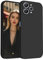 ISOI - Funda para Xiaomi Redmi 12 4G, Carcasa Silicona líquida Suave, Protección de Cuerpo Completo Ultra Delgada a Prueba de Golpes - Negro