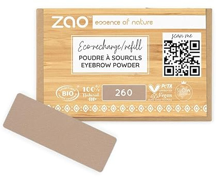 Zao Refill rectangle Eyebrow Powder 260 Blond