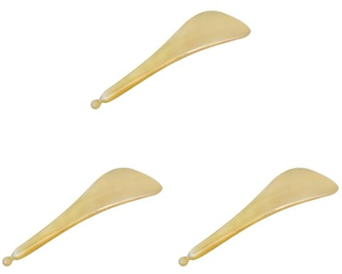 BESTYASH 3stücke Horn Eye Massage Stick Multifunktionaler Beauty- Für Natürliches Horn Augenpflege Akupressur