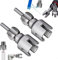 Luylmo Integrated Internal & External Pipe Threading Tool, 2025 New Pipe Thread Cutting Tool, Electric Drill Compatible 2 in 1 Pvc Pipe Threader Kit