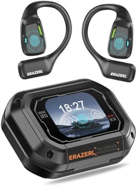 TELNP Auriculares de traducción Ki XP6, auriculares de traducción en tiempo real compatibles con 135 idiomas de traducción Bluetooth y resumen de conferencias, diseño abierto de traducción de voz