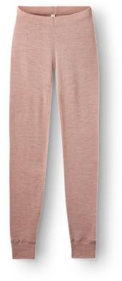 Dilling Damen Merino Leggings 1x1 glatt aus 100% Bio Merinowolle Slim Fit Base Layer atmungsaktiv