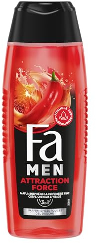 FA Men – Duschgel – Sédution Power – Haar-/Körpergel für Herren, 250 ml (Packung mit 2)