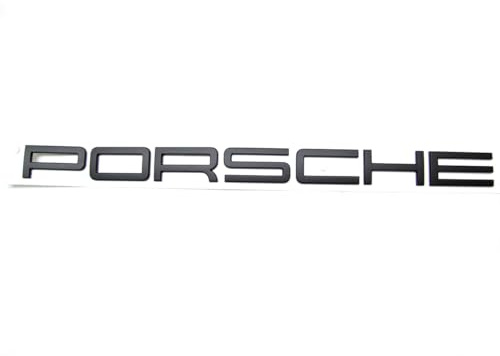 Original Porsche Schriftzug Heck Porsche Mattschwarz 99155923590