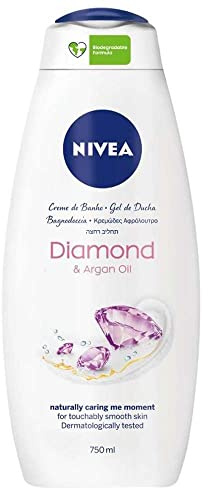 Nivea bain crème, avec scintillement de diamant et Parfum de calla blanche, 750 ml, Lot de 3