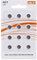 Pack 12 Batterias AG3 1.5V, Batteria a Bottone al Litio, LR41, 192, GP92A, 392, SR41W, SR41SW