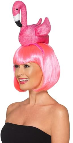 Smiffys Flamingo-Stirnband, Rosa