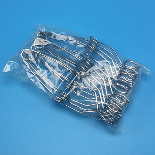 10 PCS Labs Stoddard Test Tube Clamp, Stainless Steel with Finger Grips, 6 Length