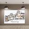 TELEGLO (No Frame) 50 * 70cm Freunde TV-Serie Apartment 19 & 20 Poster Leinwand Poster Wandbilder für Wohnzimmer