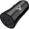 iSOUL Car Charger, USB Car Cigarette Lighter Charger, 12V/24V (DC 5V) 3.1A USB car phone charger Adapter 2-Port, Fast Charging for iPhone 13 14 12 11 X Pro Max Samsung Galaxy iOS Android Devices Black