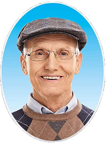 Tinayaue Immagine ritratto in porcellana personalizzata per lapide, foto personalizzata in ceramica per piastrelle fotografiche commemorative, per cimitero