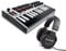 AKAI Professional MPK Mini MK3 Weiß und M-Audio HDH40 – 25-Tasten USB MIDI Keyboard Controller, 8 hintergrundbeleuchtete Drum Pads und Over-Ear Studiokopfhörer