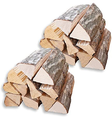 Bois de chauffage Hêtre pour cheminée, four à pizza, bois grillé, brasero – séché à l'air, prêt au four, haute valeur calorifique, peu de suie Quantité : 20 kg