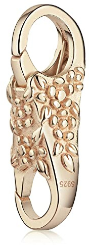 MATERIA by Matthias Wagner Blumen Karabinerverschluss 925 Silber für Armbänder Ketten