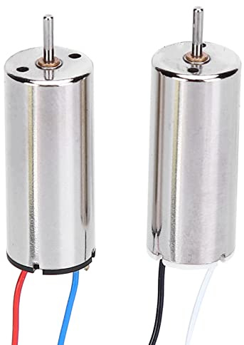 Kadimendium 2 Stück 8520 Motor Drohnenmotor Cup Motor Coreless Micro DC Motor Mini Micro Coreless Motor Quadcopter Motor Hollow Cup für Robot Drone 8.5x20mm
