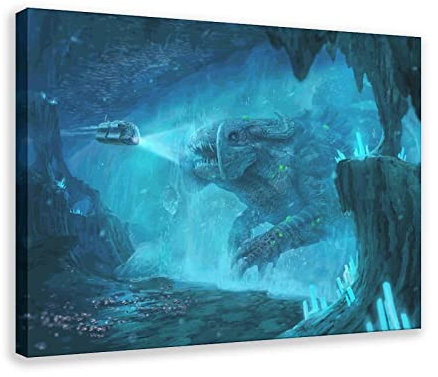 Subnautica Elektronische Spiele Leinwandposter (15) Leinwand Poster Schlafzimmer Dekor Sport Landschaft Büro Zimmer Dekor Geschenkrahmen Stil 30 x 45 cm