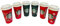 Starbucks 6 tazze calde riutilizzabili che cambiano colore, edizione limitata, regalo di Natale e festività, con coperchio, 453,6 g, confezione da 6