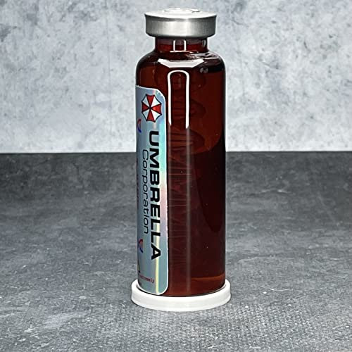 ELACE - Frasco de virus de 05 T Nemesis Resident Evil Cosplay – Uso Fan Art Cosplay – Ideal colección – Dim Ht 85 mm x 25 mm – Virus (tipo C)