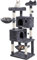 Yaheetech 163cm Cat Tree, Large Cat Tower with Condos Scratching Posts Perch Hammock, Pet Bed Furniture for Indoor Kittens, Kitty, Dark Gray