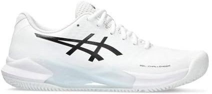 ASICS Herren Gel-Challenger 14 Clay Sneaker, Weiss/SCHWARZ, 40 EU