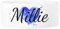 Personalised Small Cat/Dog Bowl - Blue Heart Design