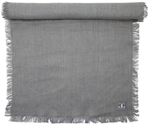 GreenGate Leinen Tischläufer grau 140x45cm
