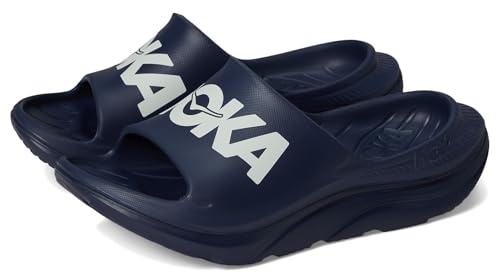 HOKA ONE ONE 1155154-VYN Ora Athletic Slide Men VARSITY NAVY/WHITE UK 12.5