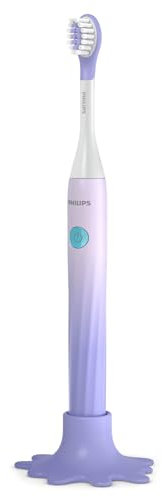 Philips One for Kids by Sonicare Battery Toothbrush, Purple, HY1130/01
