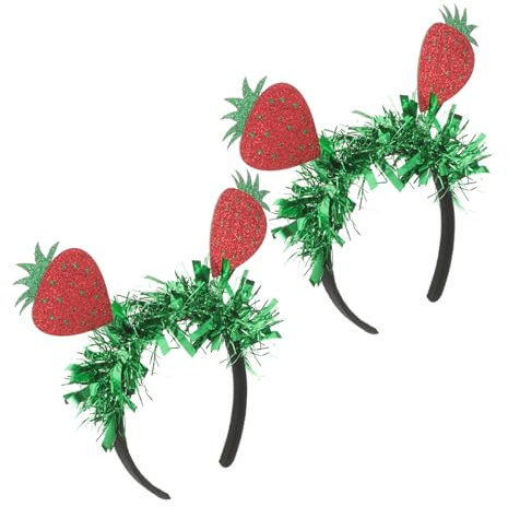 Beatifufu Erdbeeren Haarreif Frühlings-stirnband Party-haarreifen Festival-kopfschmuck Haarschmuck