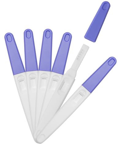 6er-Pack Schwangerschaftstest Frühtest 10 miu/ml Schwangerschaftstests mit HCG Teststreifen Frühtest Pregnancy Test Mittelstrahl Urin Teststreifen 99% Genauigkeit