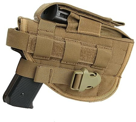 ANSNOW Airsoft-Pistolenholster, Taktische, Verstellbaree Für Holster M1911 G17 G18 G19 G26 G34 Xd-45Acp Cz P-10C/Coyote Braun