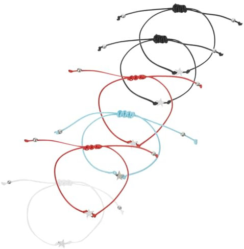 LALADEFIEE 6pezzi Braccialetti Regolabili Per Compatti Ccb e Scuola Ispiratrice Per Speciali