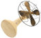 Garneck Fächerornamente Retro Tischventilator Dekorative Antiker Tischventilator Dekorative Kunst Premium Dekorationsstück Vintage-Fan Retro-Tischventilator Kunstharz