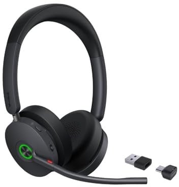 Yealink BH 74 UC Headset – Bluetooth, Hybrid ANC, 32h Gesprächszeit, USB-C/A, 50m Reichweite