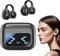 M100 Clip on Ear Headphones, Co2 Clip Earbuds, Open Ear Earbuds Wireless Bluetooth, Smart Screen Touch, Lightweight, Waterproof in Ear Earphones, for Glasses Wearers,Workouts (Black, AI translation)