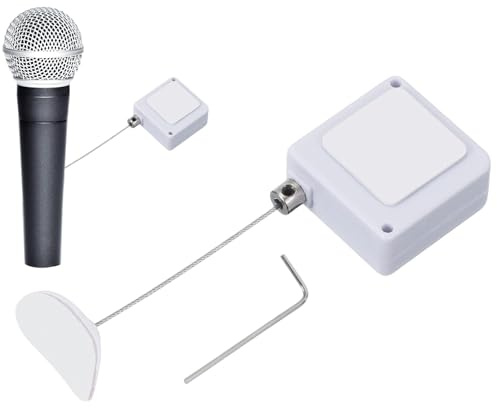 Lucchetto retrattile con cavo, cavo retrattile regolabile per telecomando, robusto e comodo, design anti-smarrimento, per familiari, amici, colleghi