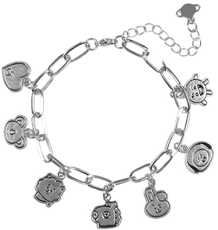 NlsqAMZ BTTS Armband, BTTS Bracelet, Cartoon Armbänder Schmuck-Adjustable | Armkette Jewelry, Merch, für Fan Geburtstag Kreatives