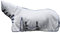 HKM 7076 Fliegendecke Lyon mit festem Halsteil, Fliegenschutzdecke Pferdedecke, Silber, 155 cm