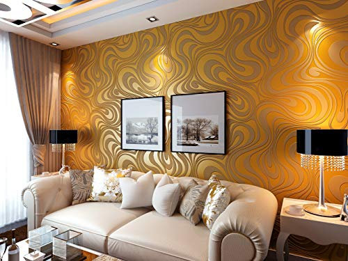 KeTian QZ0255 Tapete QZ0250, Gold/Gelb